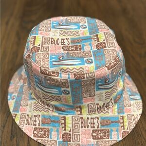 Buc-ees Reversible Bucket Hat Tropical Beaver Elevated Basic Sun Festival Cap OS